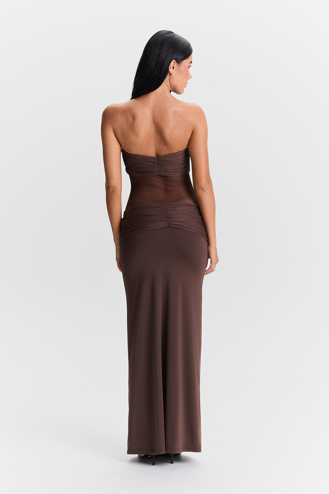 Amara Maxi Dress – Brown