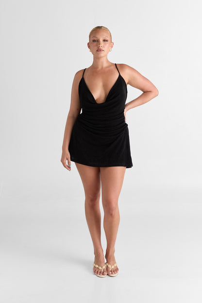 Kalani Mini Dress – Black