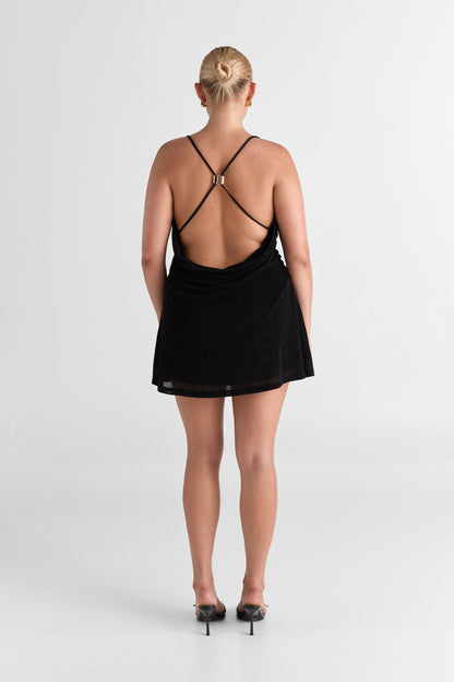 Kalani Mini Dress – Black