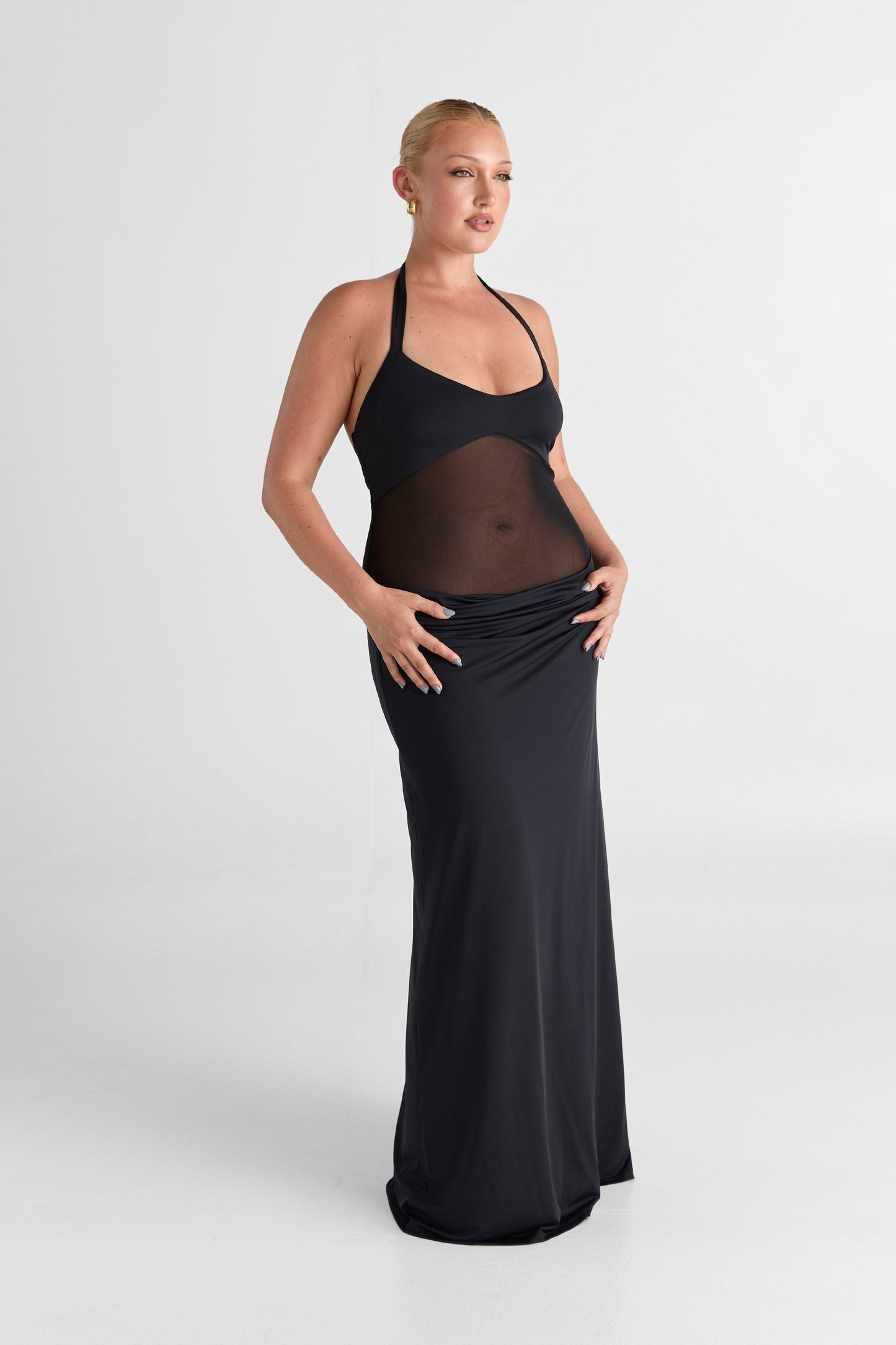Sariya Maxi Dress - Black