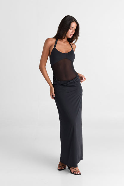 Sariya Maxi Dress - Black