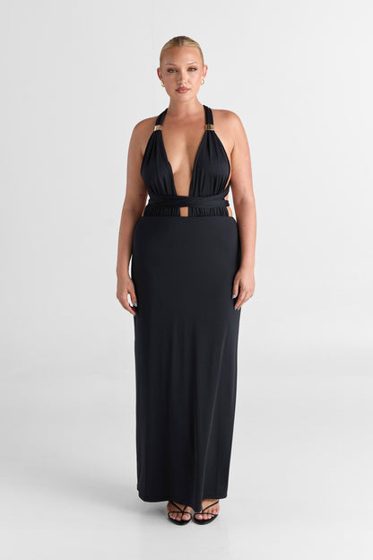Mira Maxi Dress - Black