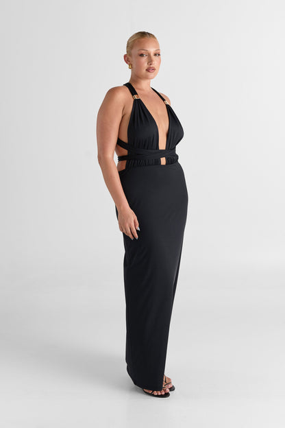 Mira Maxi Dress - Black