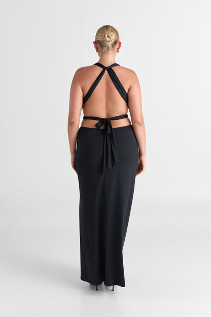 Mira Maxi Dress - Black