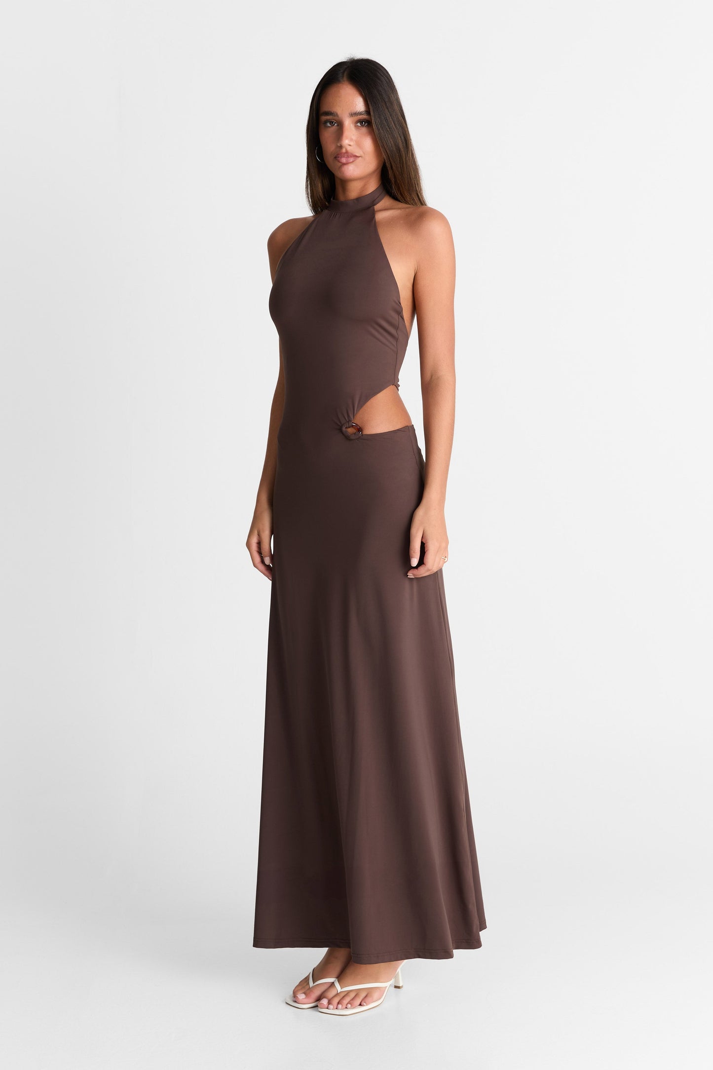 Aurora Maxi Dress - Chocolate
