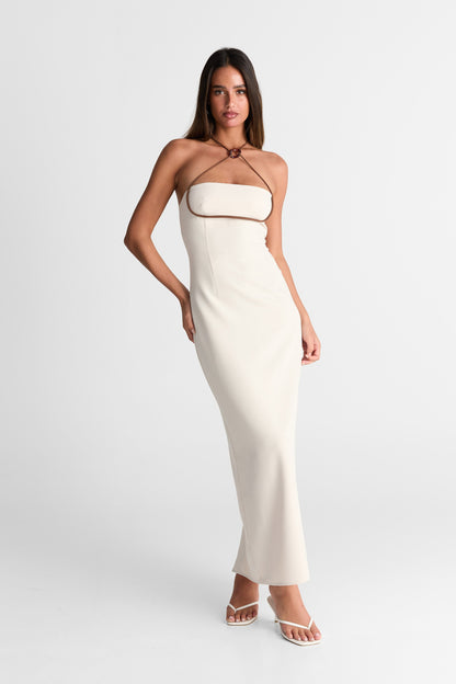 Rosalie Maxi Dress - Almond