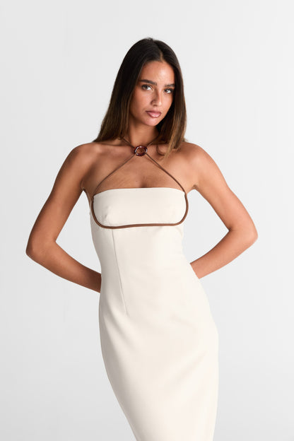 Rosalie Maxi Dress - Almond