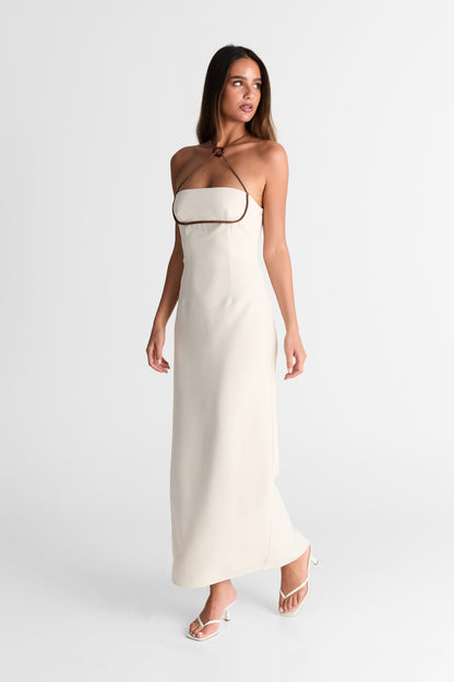 Rosalie Maxi Dress - Almond