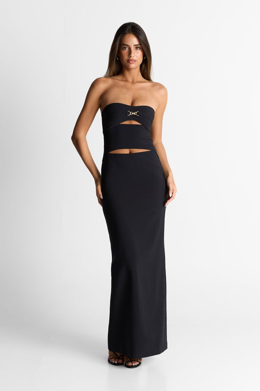 Zhara Maxi Dress - Black