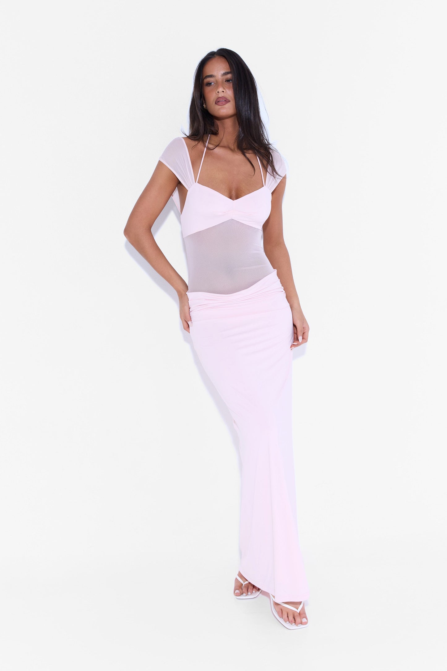 Freya Maxi Dress - Pink