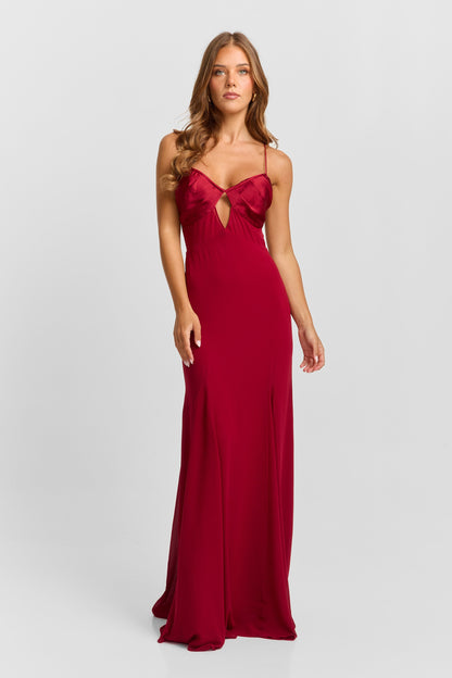 Electra Maxi Dress - Red