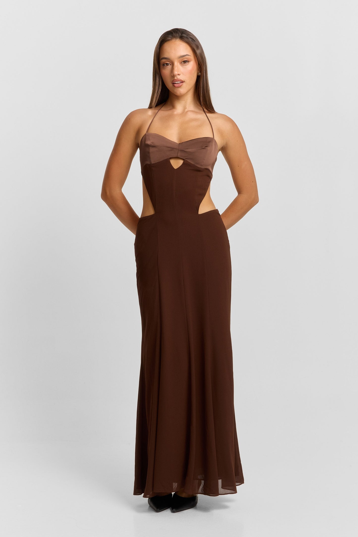 Scarlett Maxi Dress - Chocolate