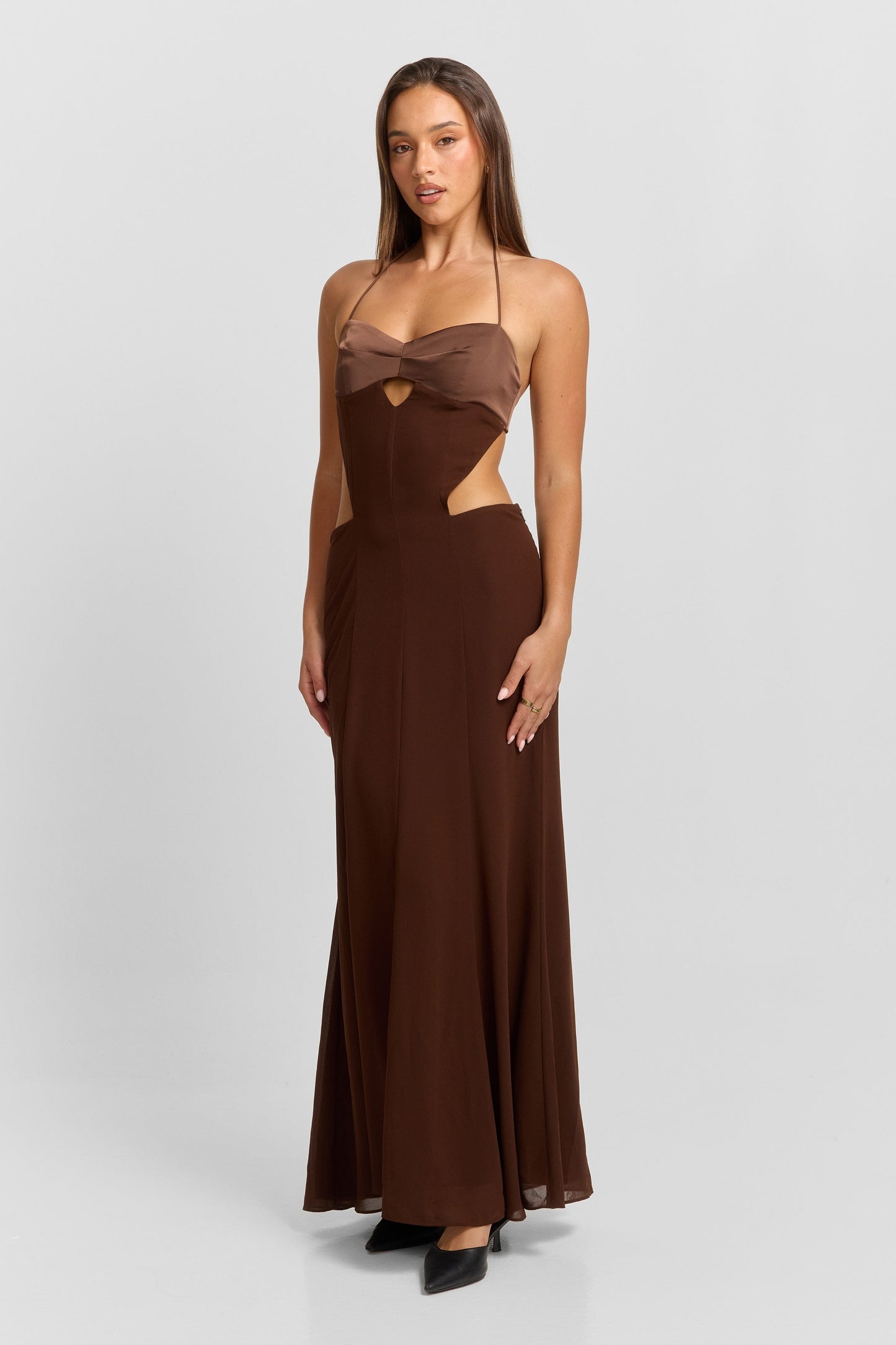 Scarlett Maxi Dress - Chocolate