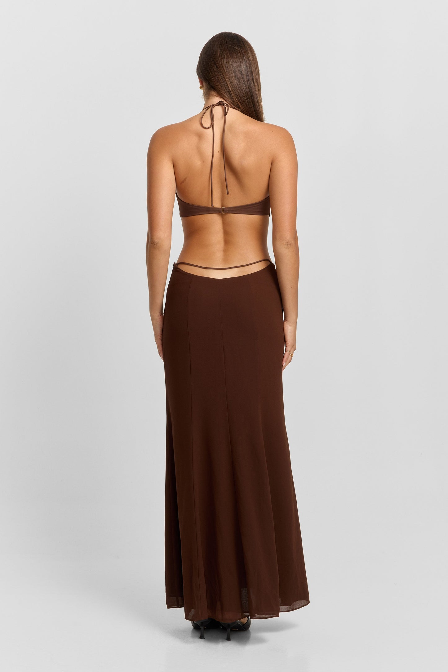 Scarlett Maxi Dress - Chocolate