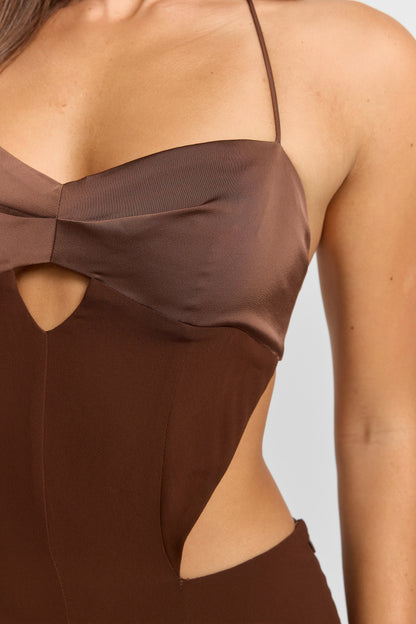 Scarlett Maxi Dress - Chocolate