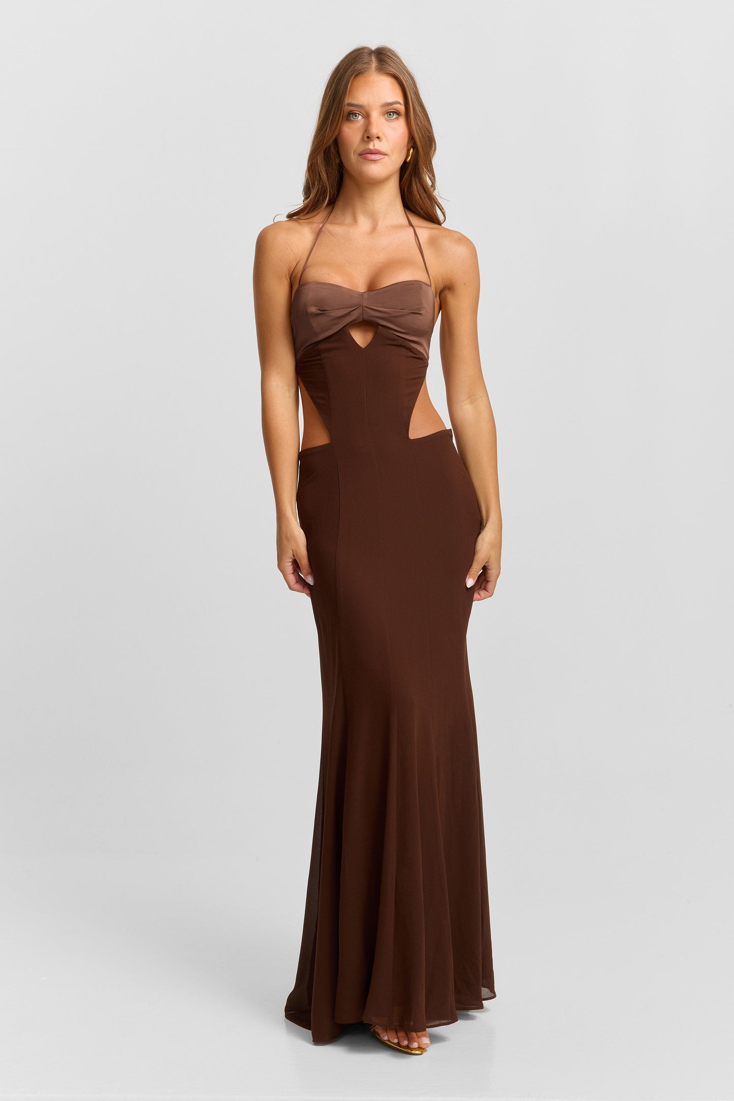 Scarlett Maxi Dress - Chocolate