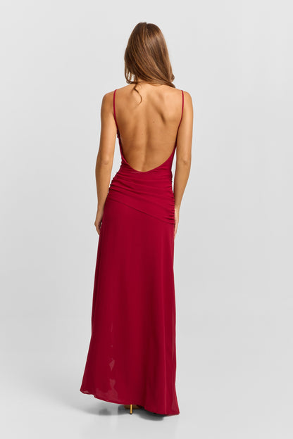 Odette Maxi Dress - Red