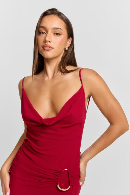 Odette Maxi Dress - Red