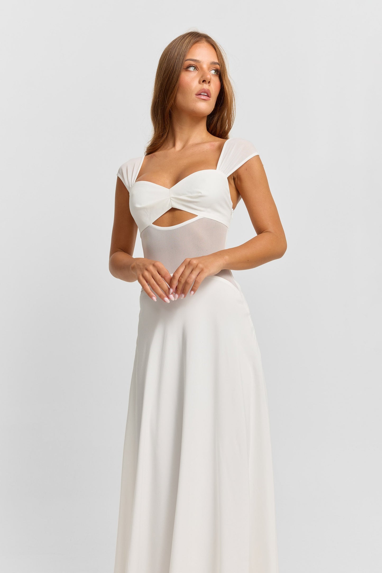 Anastasia Maxi Dress - White