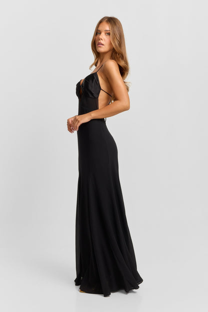Electra Maxi Dress - Black