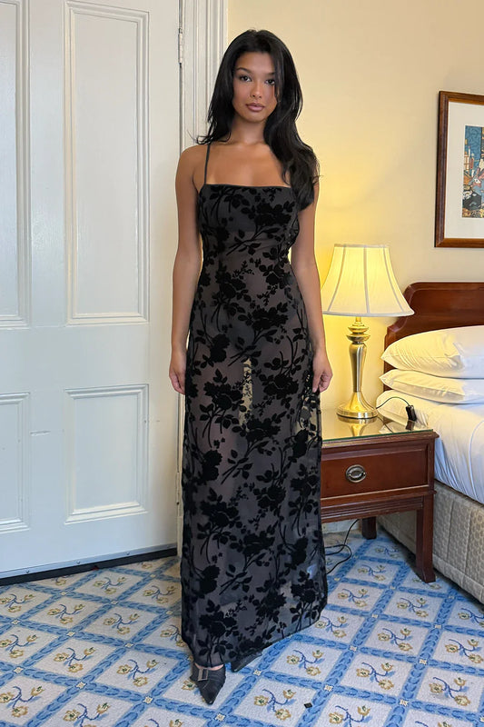 Ophelia Maxi Dress - Black