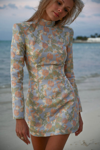 Sterling Mini Dress – Pastel Petal