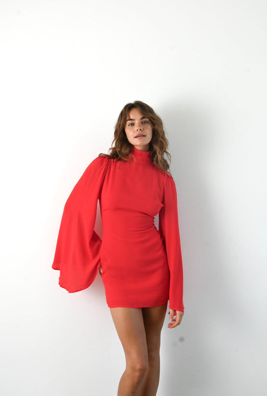 Raya Mini Dress – Red