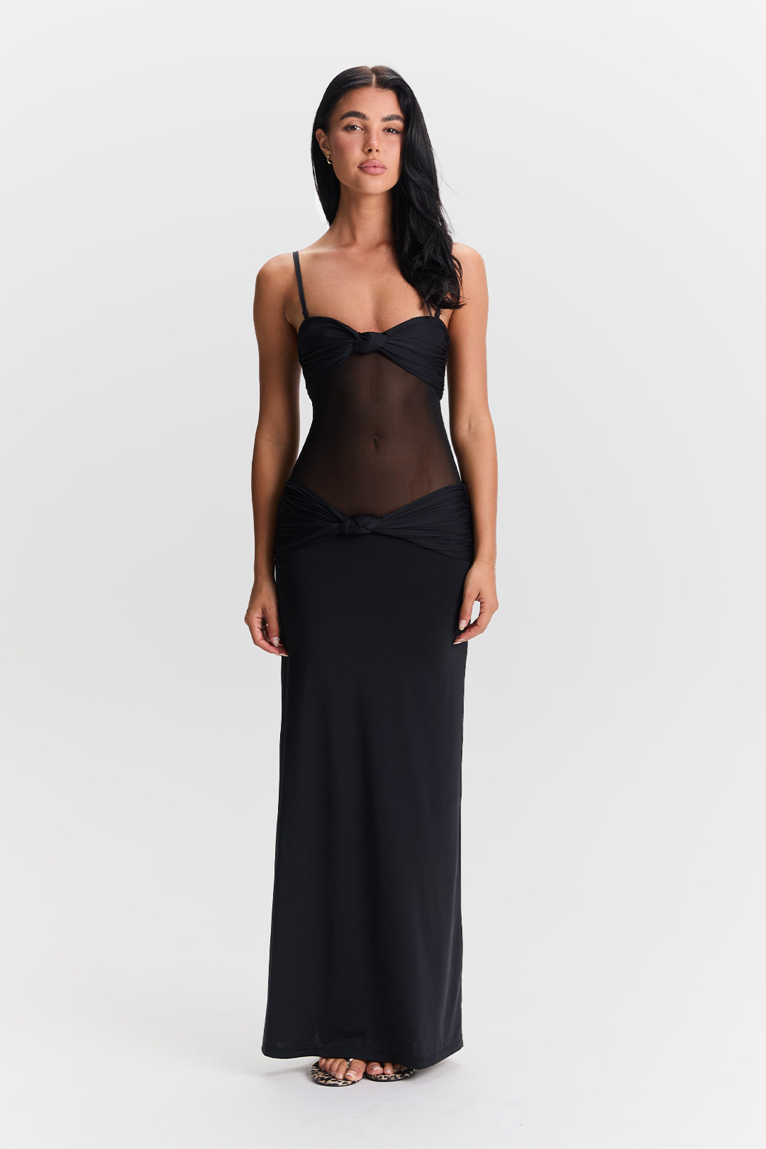 Amara Maxi Dress – Black