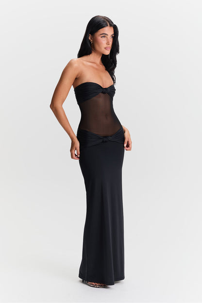 Amara Maxi Dress – Black
