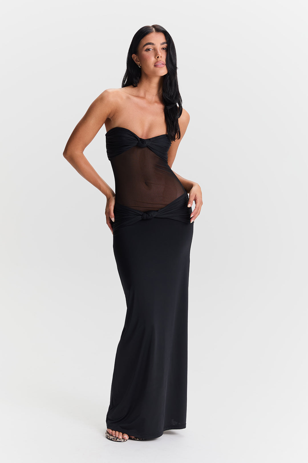 Amara Maxi Dress – Black