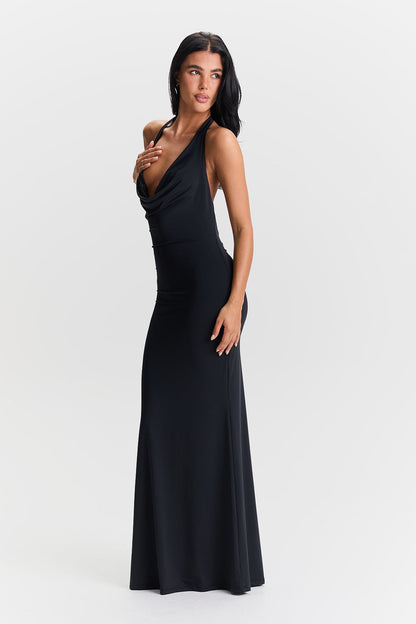 Harper Maxi Dress – Black