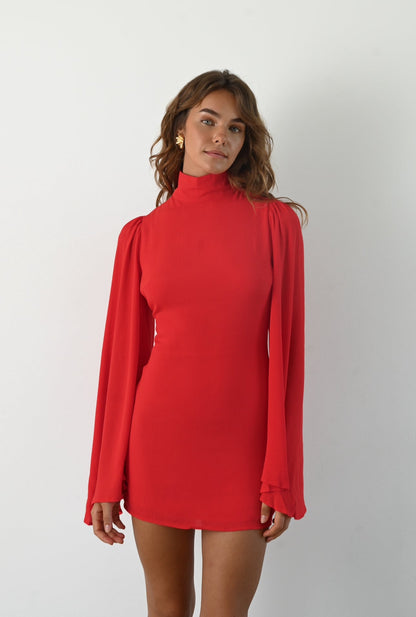Raya Mini Dress – Red