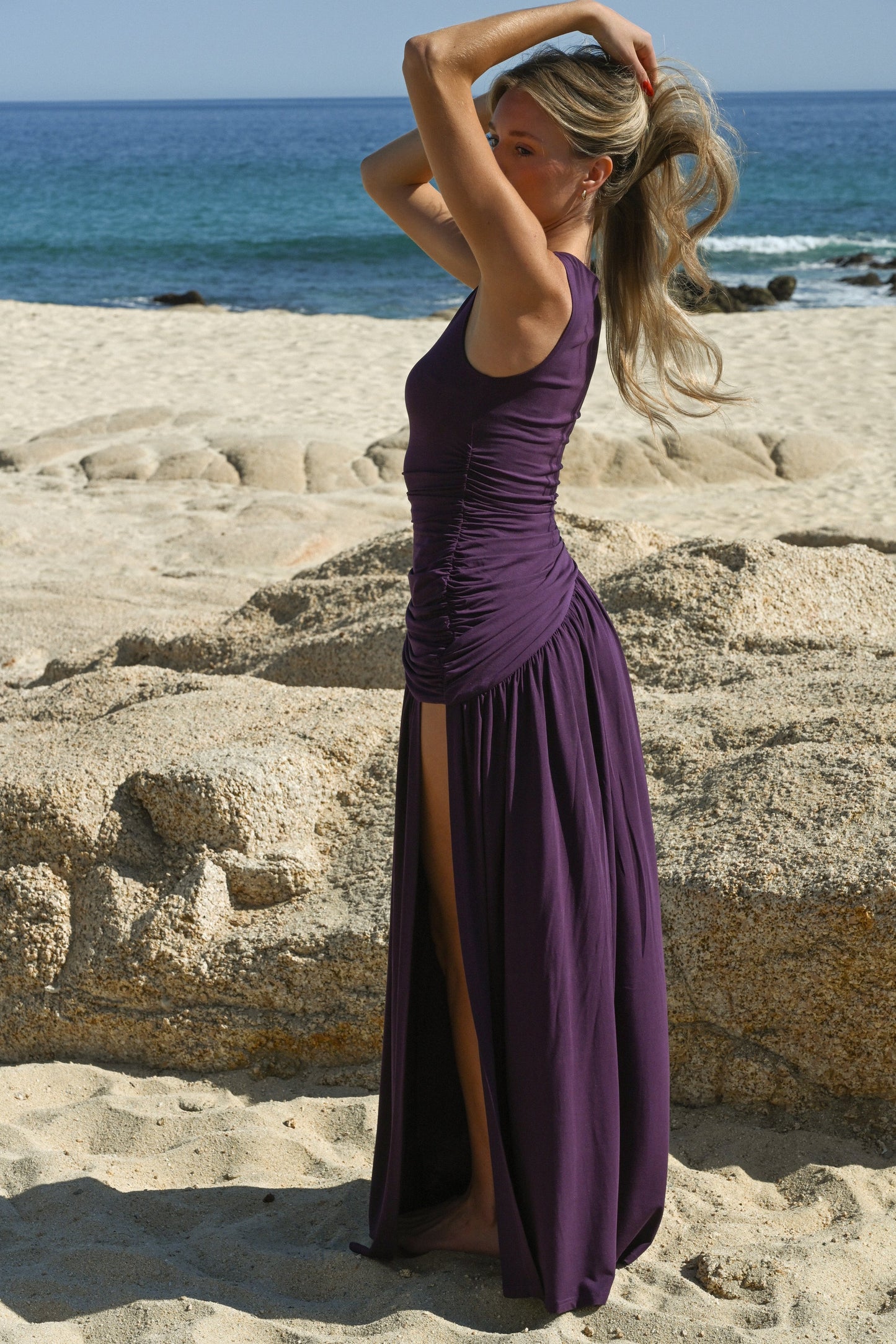 Estelle Maxi Dress – Plum