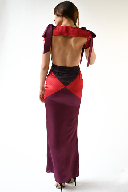 Moors Maxi Dress – Burgundy