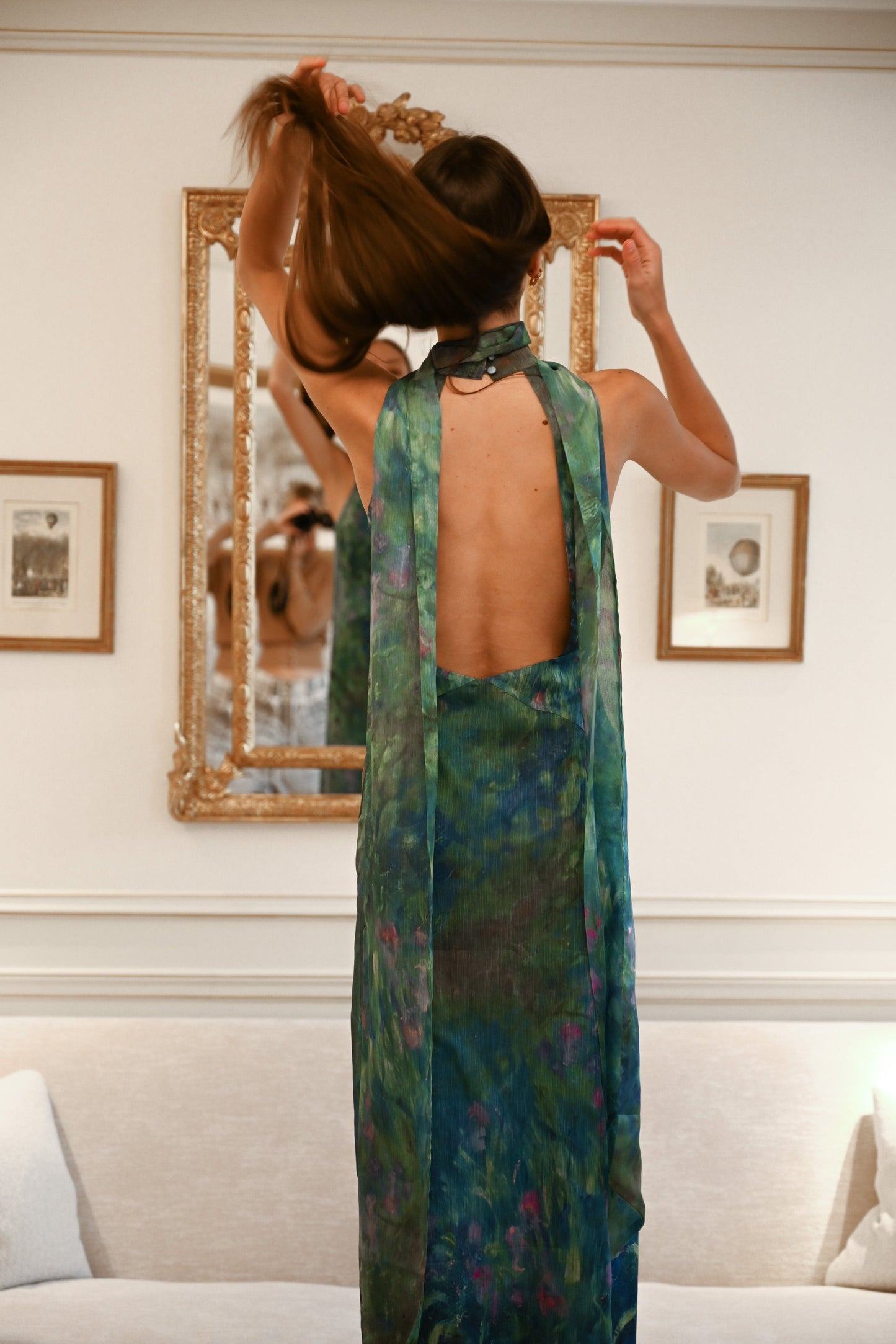 Monet Maxi Dress – Irises