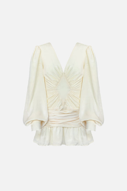 Evie Mini Dress – Ivory