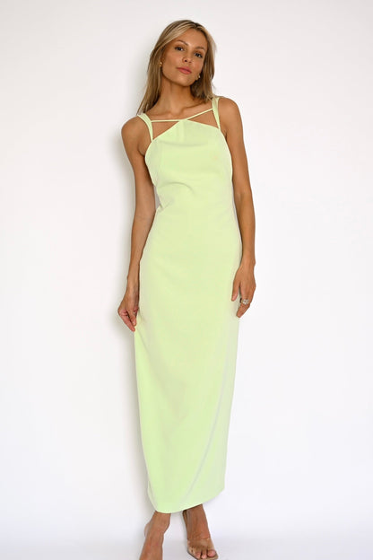 Remington Midi Dress – Pea Green