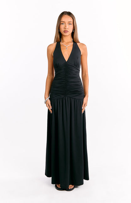 Gloria Maxi Dress – Black