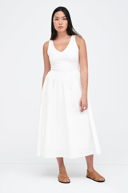 Emmy Midi Dress – White