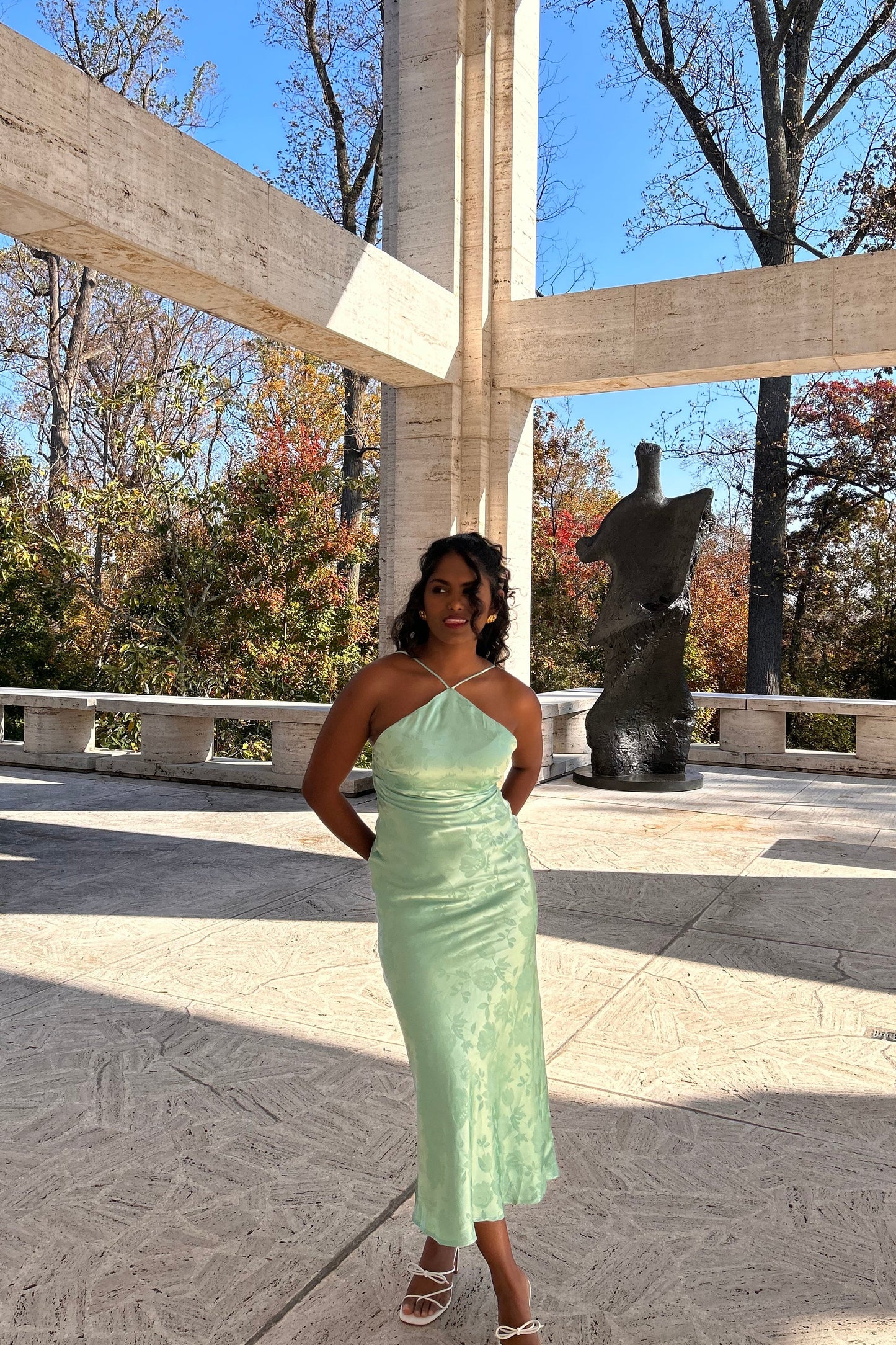 Remy Midi Dress – Sage