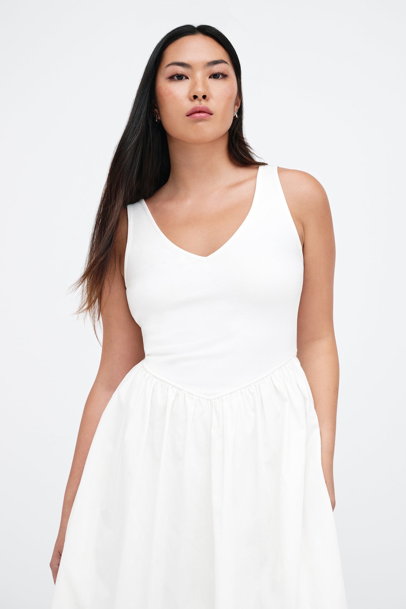 Emmy Midi Dress – White