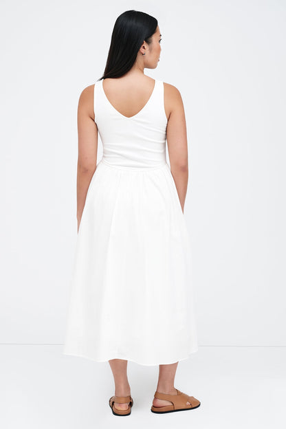 Emmy Midi Dress – White