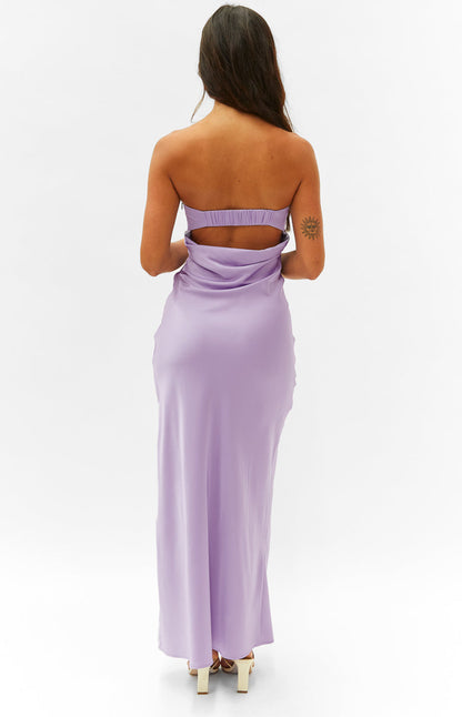 Maiah Maxi Dress – Lilac