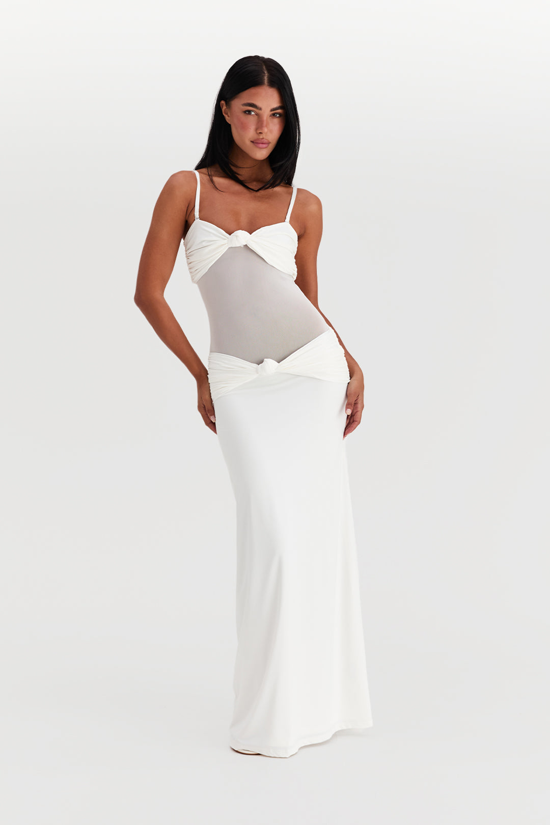 Amara Maxi Dress – White