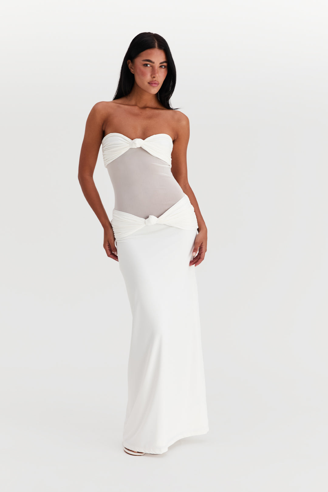 Amara Maxi Dress – White
