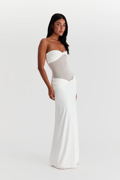 Amara Maxi Dress – White
