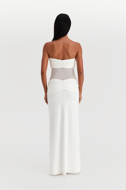 Amara Maxi Dress – White