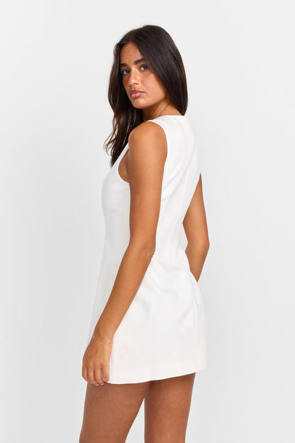 Melody Mini Dress - Ivory