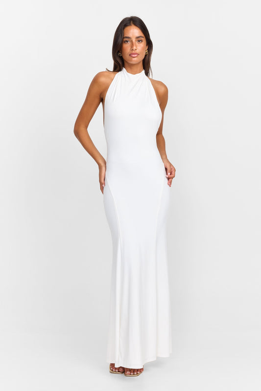 Luna Maxi Dress - White