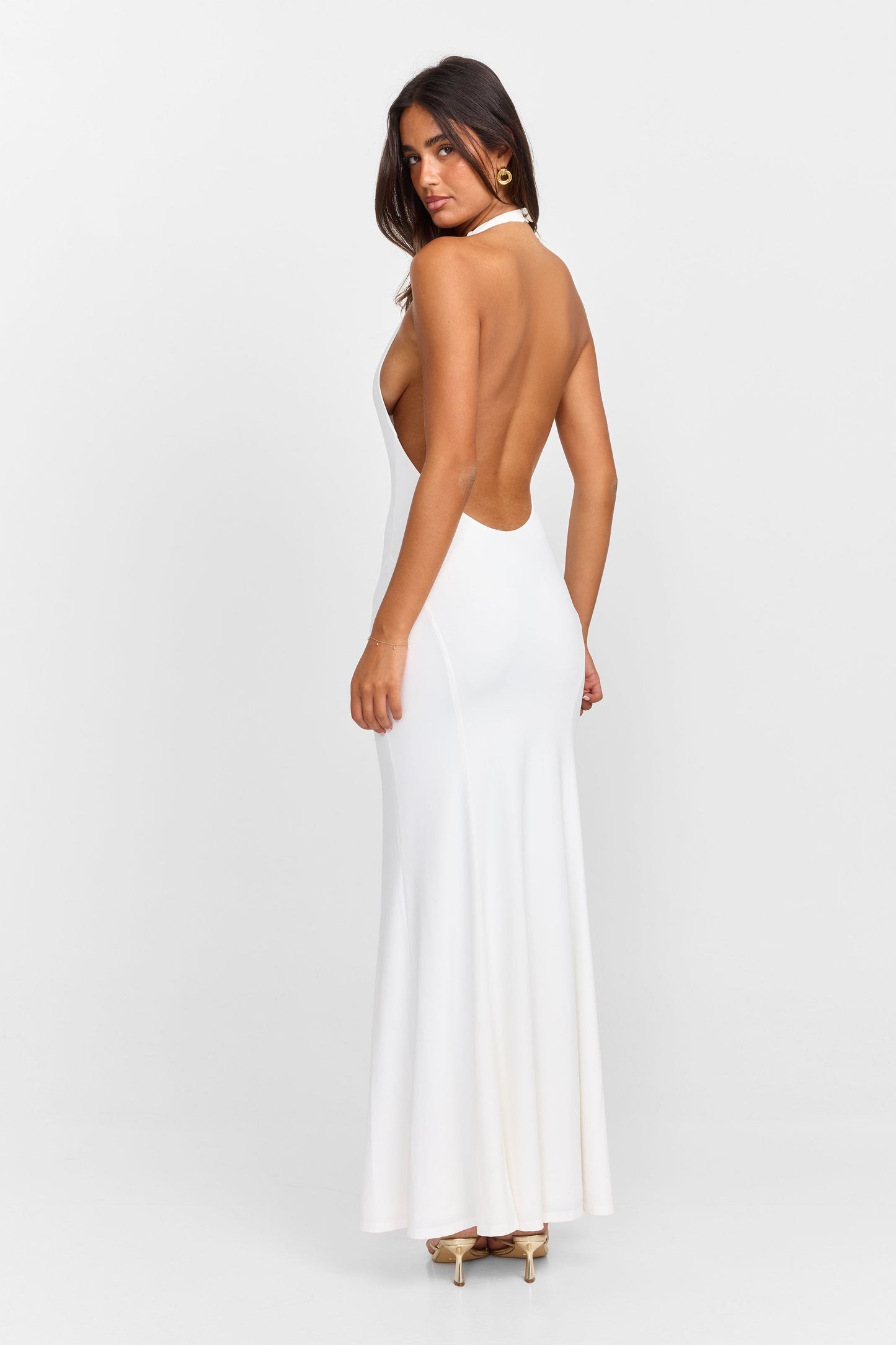 Luna Maxi Dress - White